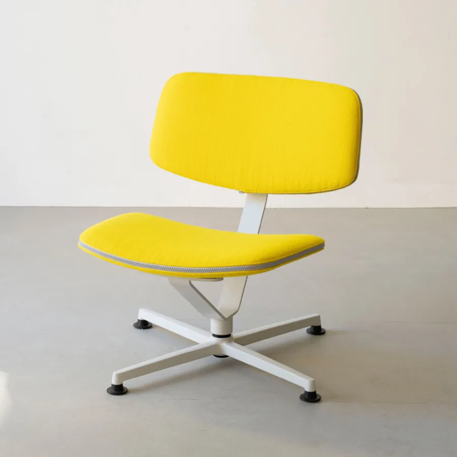 raawii Lounge chair Light grey / Stoffbezug yellow Online