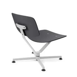 raawii Lounge chair Light grey / Sitzschale anthracite Clearance