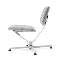 raawii Lounge chair Light grey / Stoffbezug re-wool grey Sale