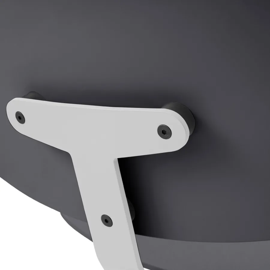 raawii Lounge chair Light grey / Sitzschale anthracite Clearance