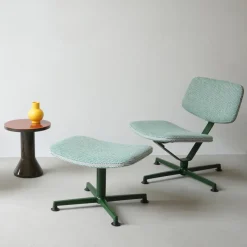 raawii Ottoman Dark green / Stoffbezug green Sale