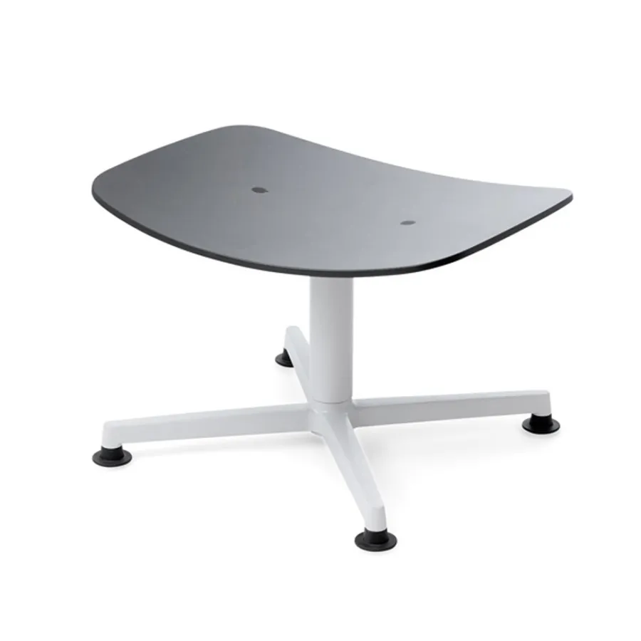 raawii Ottoman Light grey / Sitzschale anthracite Fashion