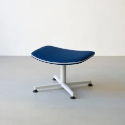 raawii Ottoman Light grey / Stoffbezug Blue New