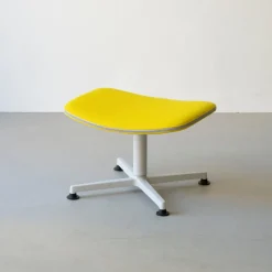 raawii Ottoman Light grey / Stoffbezug yellow Best