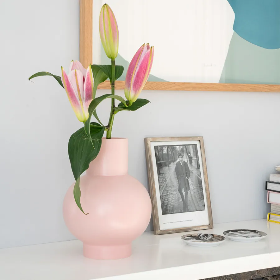 raawii Vase Strøm 24 cm Coral Blush Hot