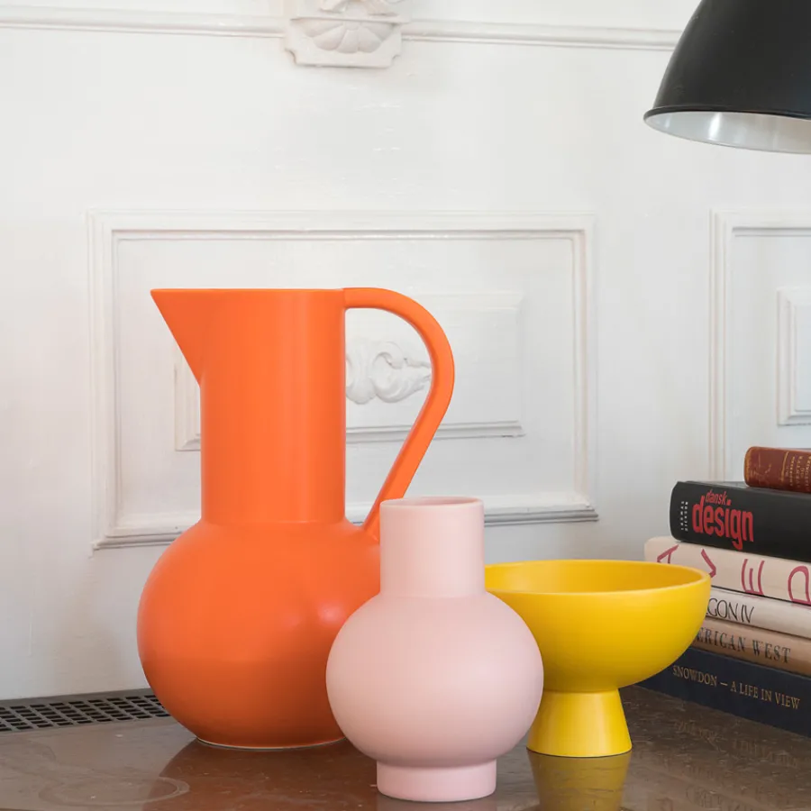 raawii Vase Strøm 16 cm Coral Blush Discount