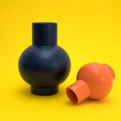 raawii Vase Strøm 16 cm Vibrant Orange Sale