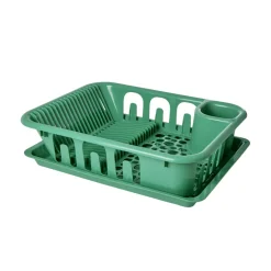Rice Abtropfgestell mit Besteckhalter Green Discount