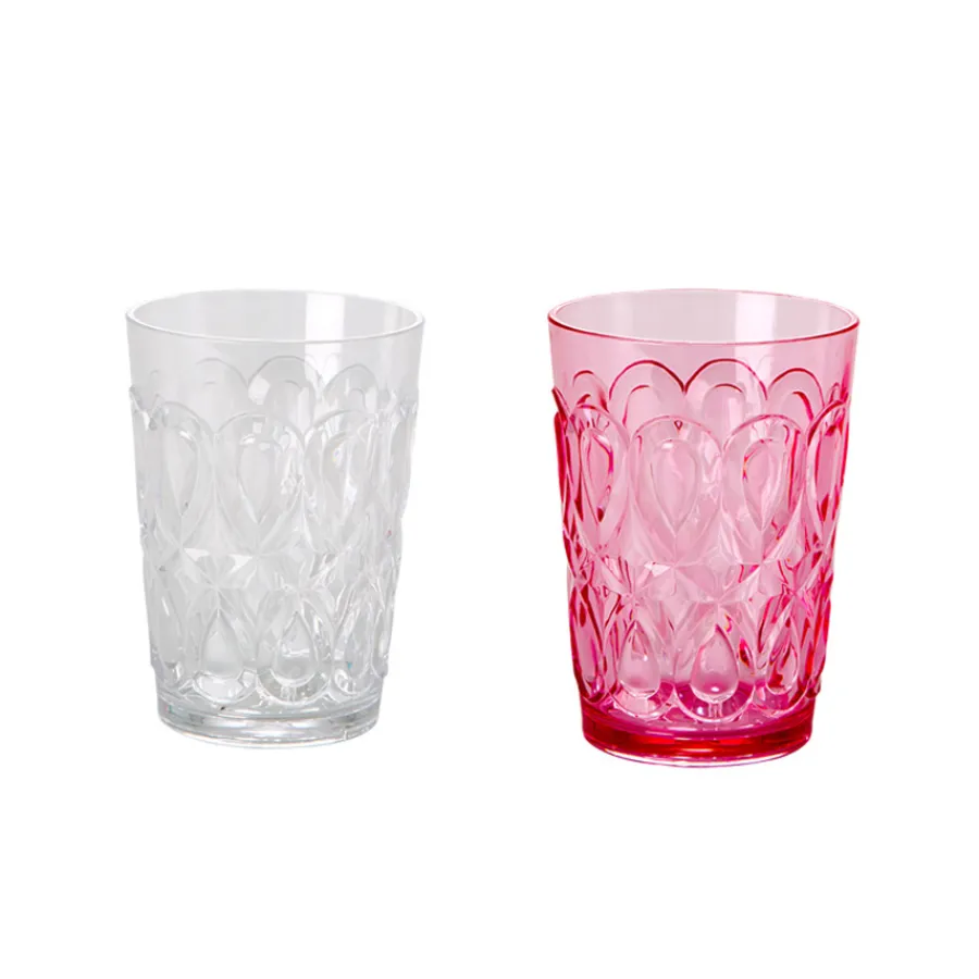 Rice Acryl Wasserglas Swirly Outlet