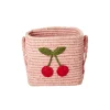 Rice Aufbewahrungskorb Big Cherry bestickt S Outlet