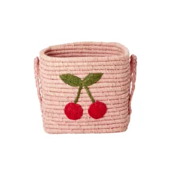 Rice Aufbewahrungskorb Big Cherry bestickt S Outlet