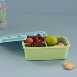 Rice Brotdose Lunchbox mit 3 Segmenten Soft Green/Blue Outlet