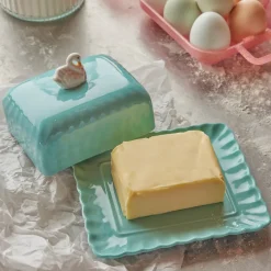 Rice Butterdose Keramik Swan Mint Sale