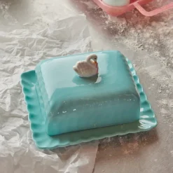 Rice Butterdose Keramik Swan Mint Sale