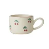 Rice Cappuccino-Tasse Keramik handbemalt Cherries 200 ml Sale