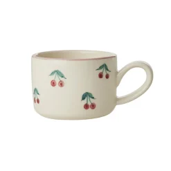 Rice Cappuccino-Tasse Keramik handbemalt Cherries 200 ml Sale