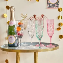 Rice Champagnerglas Acryl Clear Best