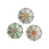 Rice Dip-Schale Keramik handbemalt Stripes Blue/Soft Green/Lavender 3er-Set Outlet
