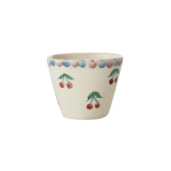 Rice Espresso-Tasse Keramik oval handbemalt Cherries 70 ml Best