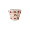Rice Espresso-Tasse Keramik oval handbemalt LOVE 70 ml Clearance