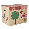 Rice Faltbarer Aufbewahrungskorb Happy Forest XL New