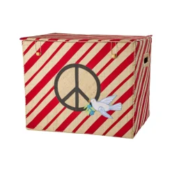 Rice Faltbarer Aufbewahrungskorb Candy Cane Stripes Peace XL Discount