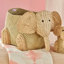 Rice Großer Aufbewahrungskorb Elefant Online
