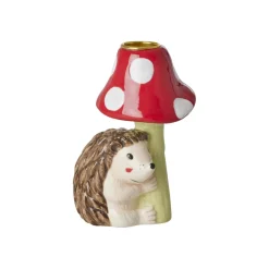 Rice Kerzenhalter Keramik Igel mit Pilz Outlet
