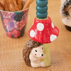 Rice Kerzenhalter Keramik Igel mit Pilz Outlet