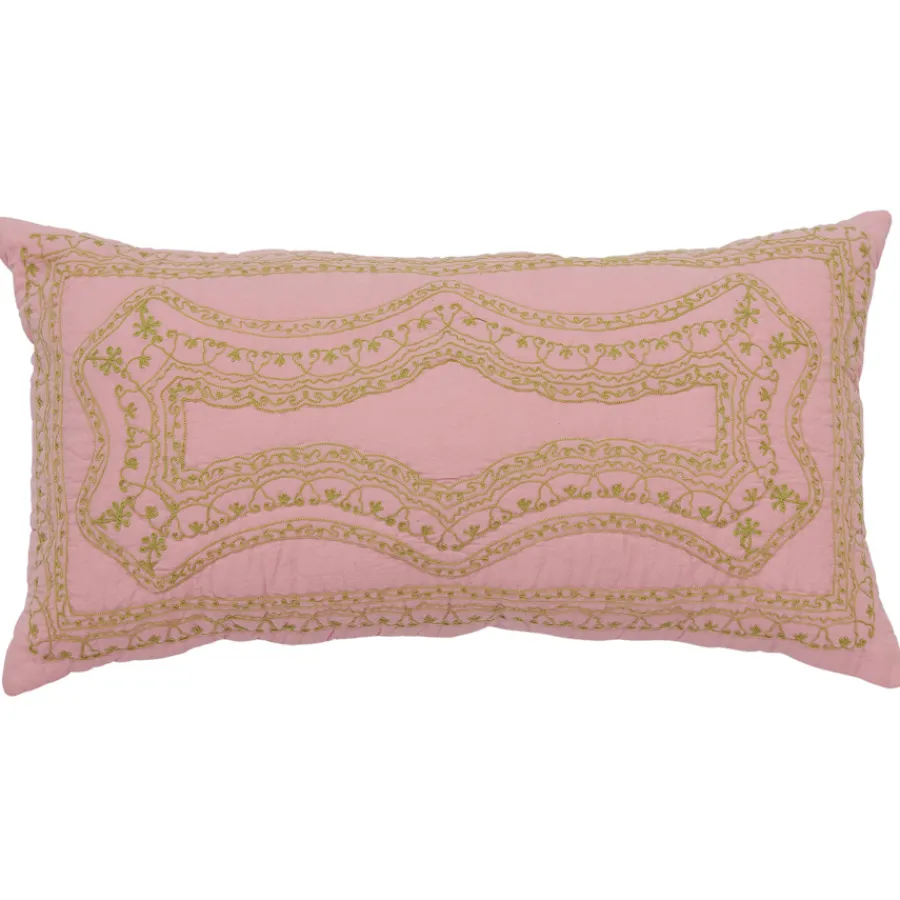 Rice Kissen Soft Pink Green bestickt 40x80 Best