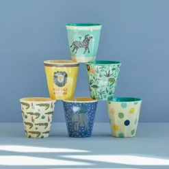 Rice Kleine Melamin Becher Jungle 6er-Set Online