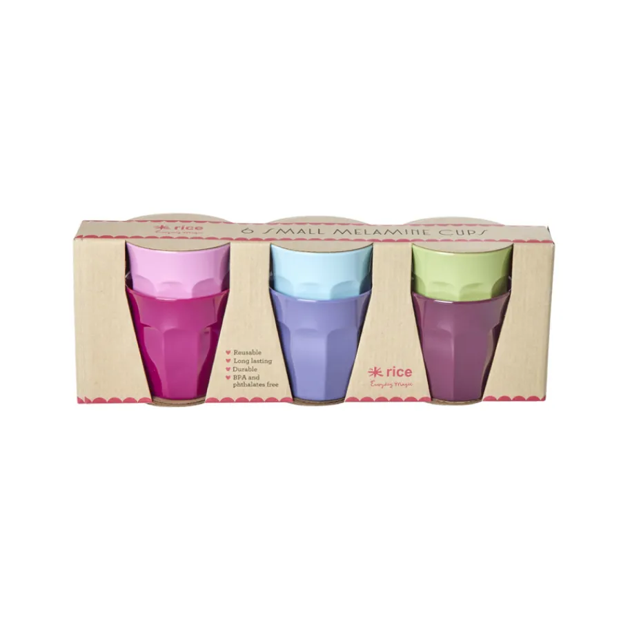 Rice Kleine Melamin Becher Viva La Vida Colors 6er-Set Online