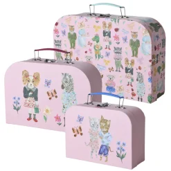 Rice Koffer Nathalie Lété Pink 3er-Set Sale