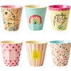 Rice Melamin Becher Funky Prints 6er-Set Clearance