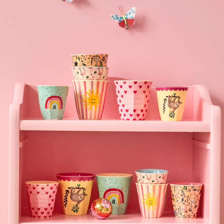 Rice Melamin Becher Funky Prints 6er-Set Clearance