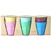 Rice Melamin Becher Show Your Colors 250 ml 6er-Set Hot