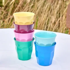 Rice Melamin Becher Show Your Colors 250 ml 6er-Set Hot