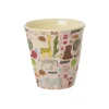 Rice Melamin Kinderbecher Wildlife Pink 160 ml Sale