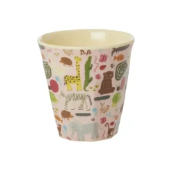 Rice Melamin Kinderbecher Wildlife Pink 160 ml Sale