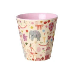 Rice Melamin Kinderbecher Fun Fair Pink 160 ml Clearance