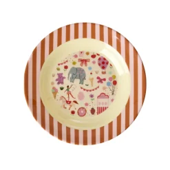 Rice Melamin Kinderschüssel Fun Fair 250 ml Pink New