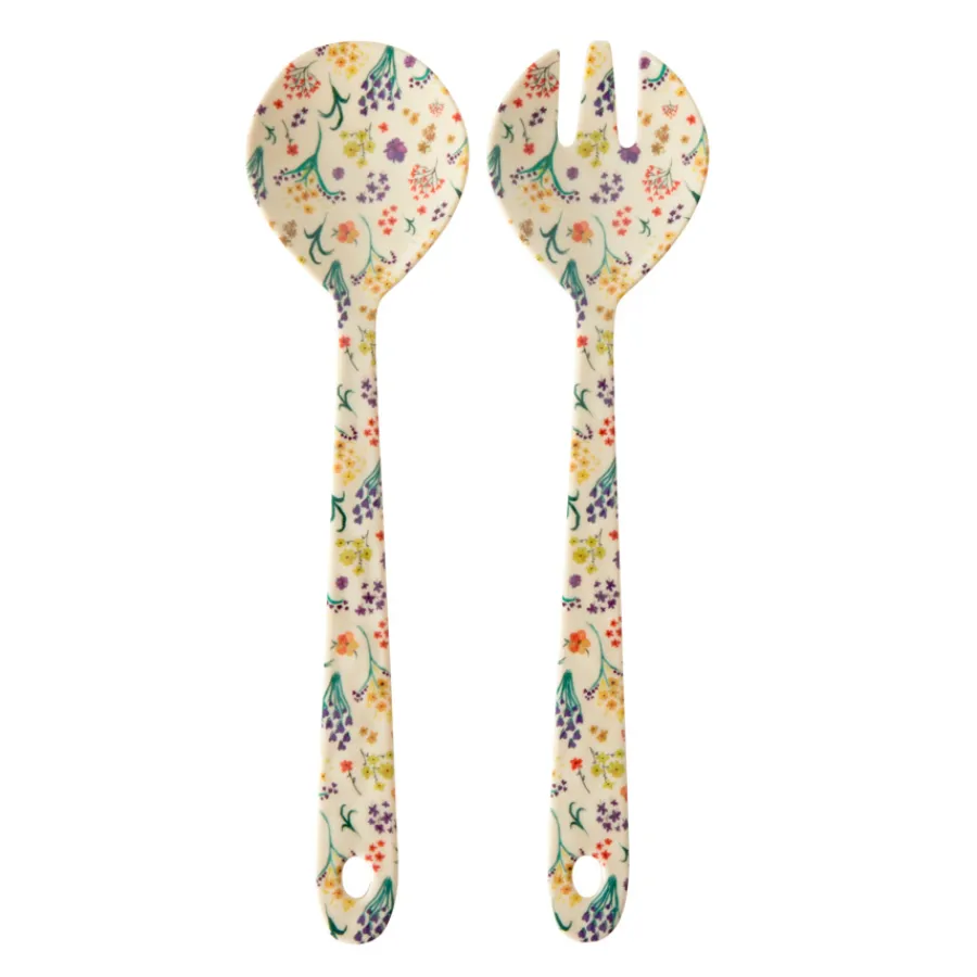Rice Melamin Salatbesteck Wild Flowers Hot