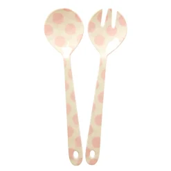 Rice Melamin Salatbesteck Pink Dots Sale