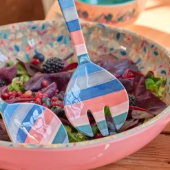 Rice Melamin Salatbesteck 'A New York Minute' Stripes Best