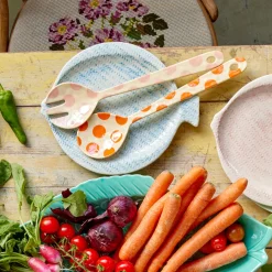 Rice Melamin Salatbesteck Pink Dots Sale