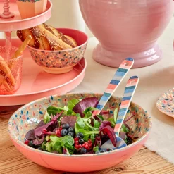 Rice Melamin Salatbesteck 'A New York Minute' Stripes Best