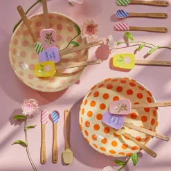 Rice Melamin Salatschüssel Pink Dots Two Tone Discount