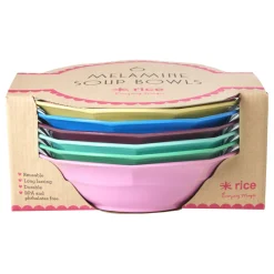 Rice Melamin Suppenschüssel Show Your True Colors 400 ml 6er-Set Outlet
