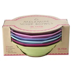 Rice Melamin Suppenschüssel Viva La Vida Colors 6er-Set Outlet