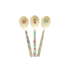 Rice Melamin Teelöffel Flower 3er-Set New